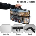thumbnail image 5 of HELLHERO Protective Travel Steamer Storage Bag Winter Snowman Zipper Handle Compatible with Full-Size Irons and Accessories, Bag Only, 5 of 6