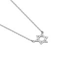 thumbnail image 2 of 925 Sterling Silver Classic Jewish Star of David Small Pendant Necklace with Chain, 2 of 4