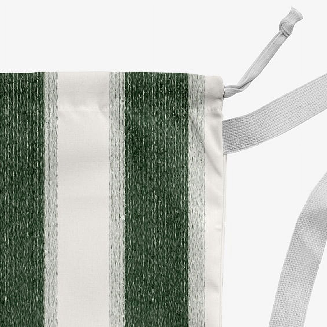 Simply Daisy Striate Stripe 28 x 36 in Green Laundry Bag
