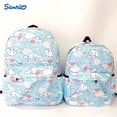 thumbnail image 2 of Sanrio-mochila de Anime My Melody Kuromi Cinnamoroll para estudiantes, morral ligero para padres e hijos, mochilas de lona para niños, juguetes Kawaii, 2 of 4