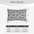 thumbnail image 4 of Rateoe Watermelon Pattern Pillow Covers with Invisible Zipper(Pillows are not Included) Standard Pillowcases-14"x20", 4 of 6