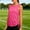 Hot Pink, variant on Athletic Tank Tops for Women Dressy Spring and Summer Sports Fitness Yoga Outerwear Running Pilates Drawstring Loose Top Red S
