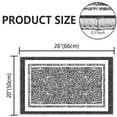 thumbnail image 2 of TECHVIDA Bathroom Rugs,Non-Slip Ultra Soft Bath Mat,Soft Absorbent Bathroom Rug,Machine Washable,(18"x26", Black), 2 of 9