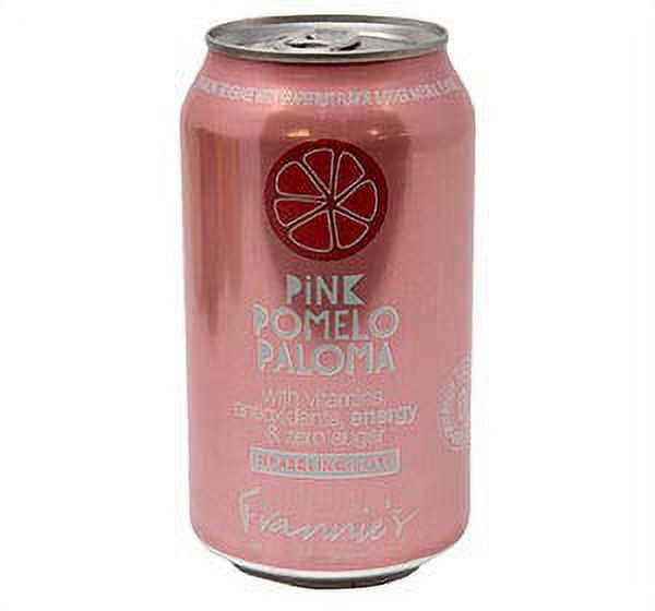 Frannie's Sparkling Beverage- Zero Calories & Sugar, Aspertame Free: 8-Pack 12 fl. oz. Cans Pink Pomelo Paloma