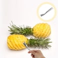 thumbnail image 1 of Houderco 12Ud Herramienta De Cocina Para Pelar Y Cortar Piña Acero Inoxidable Plateado, 1 of 7