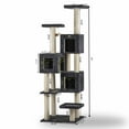 thumbnail image 2 of Armarkat Cat Tower Extra Large Gray Wood Cat Tree Multiple Condos A8104, 2 of 5