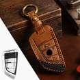 thumbnail image 1 of Car Key Fob Cover Case Protector For BMW X1 5 Series 7 Series X3 Car Key Fob Cover Leather Case Blade Key, 1 of 20