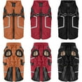 thumbnail image 6 of HQREA Winter Dog Coat with Harness Reflective Dog Vest Jacket Cold Weather Pets Clothes for Small Medium Dogs, 6 of 6