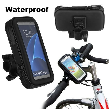 Waterproof Mount Holder Motorcycle Bike Bicycle Handlebar Mount Holder Case For i phone Sam (Best Bike Cases For Air Travel)