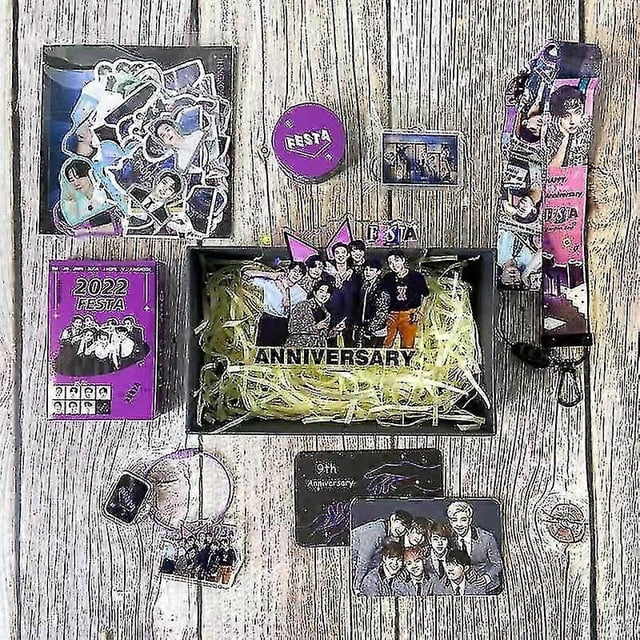 Bts Bulletproof Youth Team's New Album Prlf Surrounding Support Gift Bag Sign Key Chain Sticker 9th Anniversary Gift Box