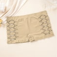thumbnail image 6 of Sakmal Women's Panties Boxers High Waisted Boyshorts Panties Beige No Show Women's Underwear L, 6 of 7