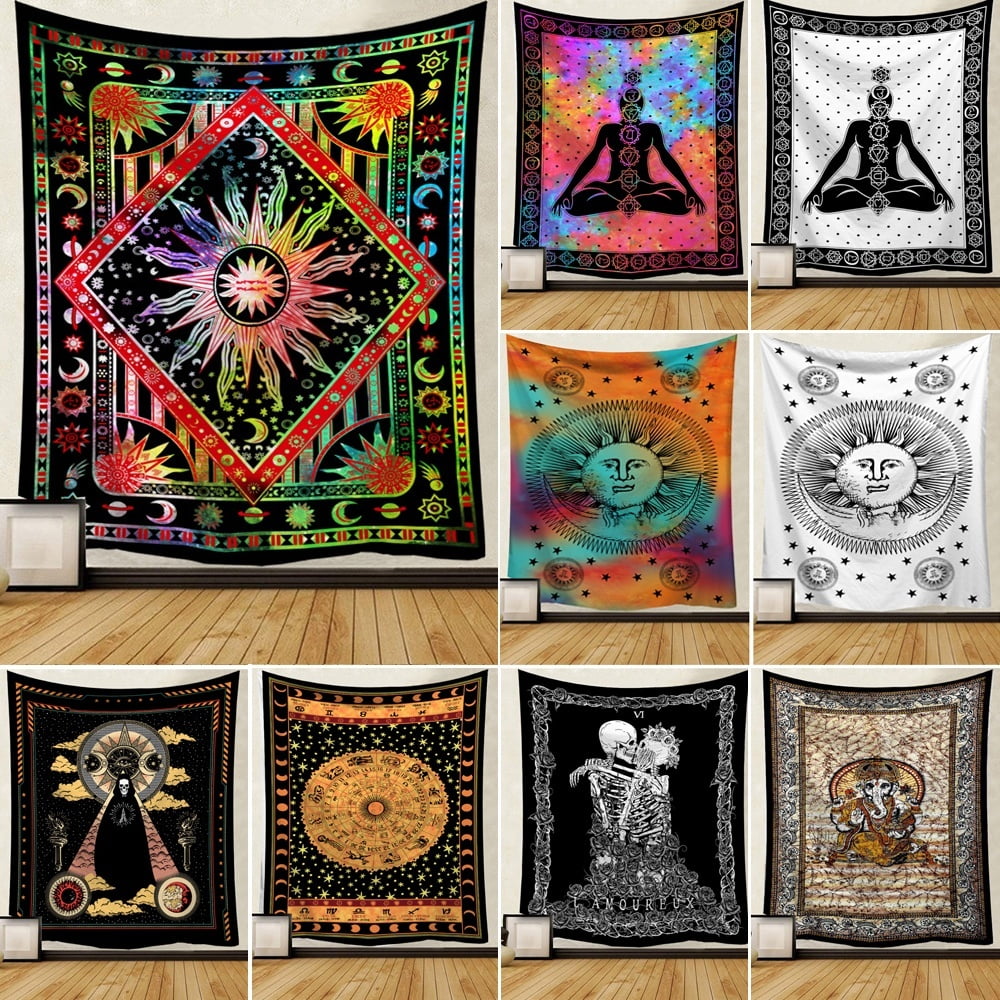 95x73cm Tapestry Wall Hanging Polyester Mandala Pattern Blanket Tapestry Home Decor New Tapestries Walmart Com Walmart Com