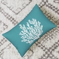 thumbnail image 5 of Coastal Pillow Covers 12x20 Set of 2 Aqua Teal Turquoise Coral Starfish Throw Pillows Nautical Ocean Decorations Summer Linen Beach Pillowcase Outdoor Decor Farmhouse Cushion Case for Couch, 5 of 6