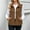 Brown, variant on ‌FDGIU Women's Oversized Fleece Vest - Warm Zip Up Sleeveless Sherpa Jacket with Pockets, Lightweight Fall Winter Outerwear 2025