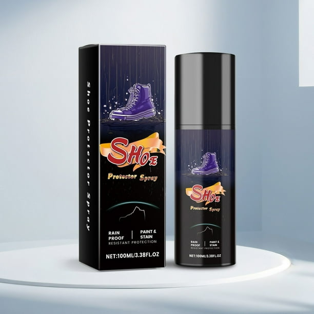 Spray impermeable para zapatos | Recubrimiento protector antiincrustante para zapatillas de gamuza, malla, piel | Spray impermeable de larga duración | Repelente de manchas | 100ml | Bolsas de uso