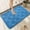 Blue, variant on Cinvoph Bath Mat Soft Bathroom Rug Non Slip Super Absorbent Machine Washable Quick Dry Bath Rug for Bathroom tub 20"x32" Gray