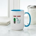 thumbnail image 4 of CafePress - Funny Cat And Cactus - 15 oz Ceramic Large White Novelty Mug, 4 of 4