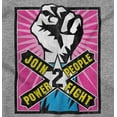 thumbnail image 2 of Power to the People Social Justice Womens Slim Fit Graphic Tee Brisco Brands S, 2 of 5