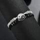 thumbnail image 3 of Pulseras de mejor amigo para 2 pulseras de cordón ajustable Yin Yang a juego para mejores amigas, relaciones de amistad, novio, novia, regalo de San Valentín ER, 3 of 5