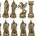 thumbnail image 2 of Veronese Design Greek and Roman God 32 Pieces Chess Set Resin Statue Hand Painted Figurine, 2 of 10