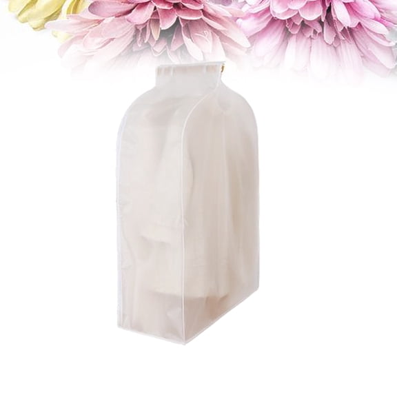 FOLOYORI Transparent Garment Bag Waterproof PVC Clothes Cover for Suits Shirts Trousers