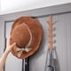 thumbnail image 5 of No Drill Wall Mount Door Hook Adhesive Hanger for Hats Coats Towels Storage Organizer 1-Pack, 5 of 6