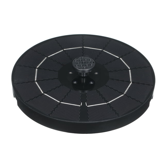 Solar Fountain 3.8W Solar Powered Water Fountain Pump with 2200 mAh Battery 5 Colorful LED