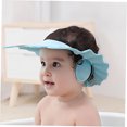 thumbnail image 4 of Minkissy 3 Pcs Chapeau Rond Bleu pour Shampooing Bébé pour Enfants Bonnet de Lavage de Cheveux avec Boucle Réglable Sûr pour le Bain, 4 of 6