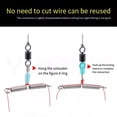 thumbnail image 4 of Quick-Release Hook Separator - Silicone+Stainless Steel, Anti-Tangle Design, 4 of 10