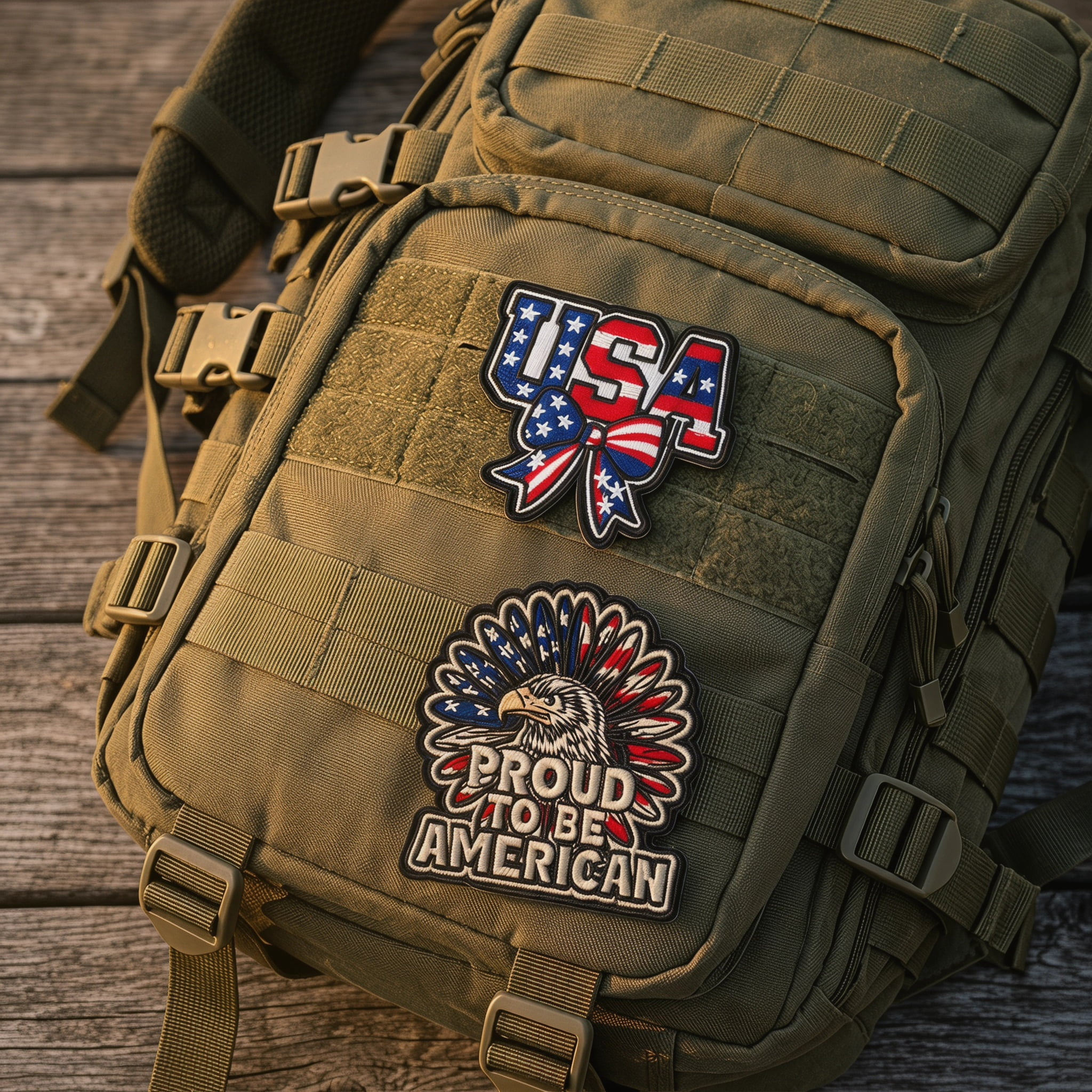 9 Pcs 4th of July Patriotic Iron On Patches, USA American Flag Embroidered Sew On Patches Set, Independence Day Decorative Patches for Clothes Jackets Hats Backpacks Jeans