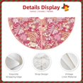 thumbnail image 3 of Rateoe Sweet Pattern Christmas Tree Skirt with Ties , Christmas Tree Decorations, Farmhouse Christmas Decor Xmas Holiday Decorations-36", 3 of 6