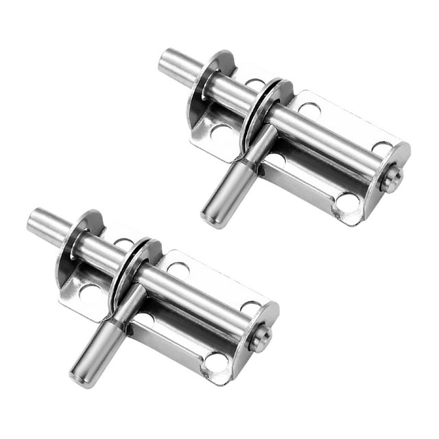Maytalsory 2pieces Spring Latch Made Of Selected Stainless Steel Rust Prevention Function Beautiful A-style Silver