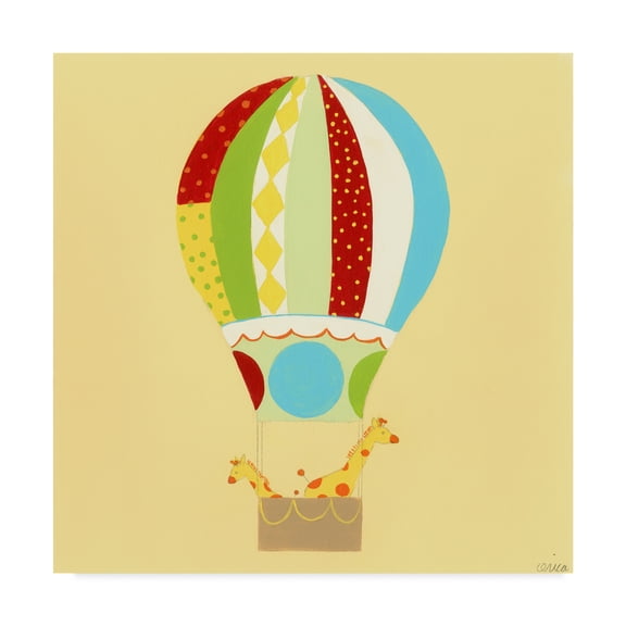 Trademark Fine Art 'Up Up and Away II' Canvas Art by June Erica Vess