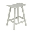 thumbnail image 4 of Costaelm 24" Poly Plastic Outdoor Patio Counter Stool (Set of 2), Sand, 4 of 7