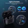 thumbnail image 4 of for Samsung Galaxy A71 5G Wireless Earbuds, Bluetooth 5.0 Headphones in Ear with Charging Case, Hands-Free Headset with Mic, Hi-Fi Stereo Sound, Touch Control - Black, 4 of 5