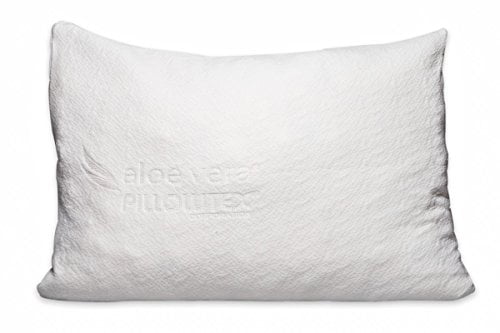 Aloe Vera Two Pillows Cushions Memory Foam Soap Removable with clip 