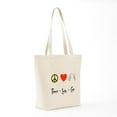 thumbnail image 7 of CafePress - Peace Love Cas Tote Bag - Unisex Canvas Tote Bag, Beige, 1-Piece, 7 of 7