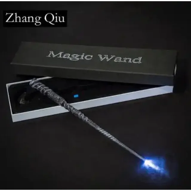 2025 Varita mágica con luz LED de Harry Potter, Ron Dumbledore, Snape, Sirius, Hermione Voldemort, varitas mágicas ligeras, regalos de cosplay, juguetes de acción