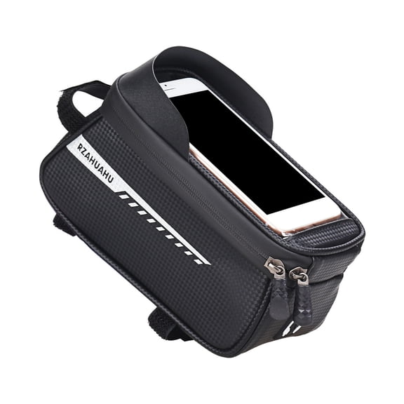 Bike Top Tube Bag Cycling Phone-Case Holder for Under 6.5 Inch Phones Bike Front Frame Bag Handlebar-Pouch