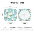 thumbnail image 6 of Uemuo White Geese and Flower Pattern Waterproof Square Couch Cushion Covers, Magic Sofa Covers Washable, Stretch Sofa Seat Cushion Slipcovers, 6 of 9