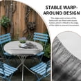 thumbnail image 2 of Funny Bears Round Tablecloth for 55-60 Inch Tables,Fitted Table Cover with Elastic Edge,Cute Art Vintage Lovely Animals on Bathtub Waterproof Outdoor Table Cloth Protector for Patio Garden Dinner, 2 of 9