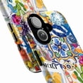 thumbnail image 2 of Mediterranean Sicily Collage Phone Case, Colorful Italian Tile & Lemon Design Protective Cover for iPhone 17 16 15 14 13 12 11 Pro Max Plus Mini, 2 of 6