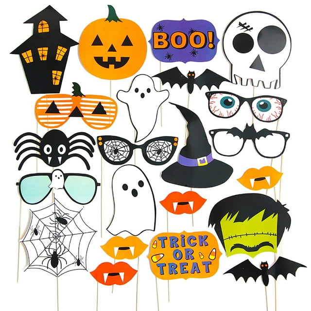 Halloween Photo Props Decorative Fancy Funny Photo Booth Props Holiday Props
