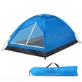 thumbnail image 1 of 2 Person Camping Tent Easy Set-Up Lightweight Garden Sun Shield Outdoor Hiking Blue, 1 of 9