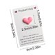 thumbnail image 3 of Uuiauoio Valentines Pocket Hug Crystals Heart Stones Heart Crystals and Healing Stones with Pocket Hug Cards for Office Coworker Classroom Spiritual Meditation Balancing Gifts, 3 of 6