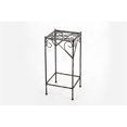 thumbnail image 1 of 26.18" Large Celtic Clover Square Cast-Iron Plant Stand, 1 of 1