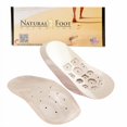 thumbnail image 2 of Natural Foot Orthotics Arch Support Insole for High Arches - Made with Semi-Rigid Material Plantar Fasciitis Relief Arch Support Shoe Inserts Made in USA Podiatrist Approved Original Stabilizer, 2 of 4