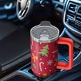 thumbnail image 5 of 30oz Merry Christmas Tumbler with Straw, Cute Red Christmas Tree Stainless Steel Insulated Cup Holiday Gifts, 5 of 5