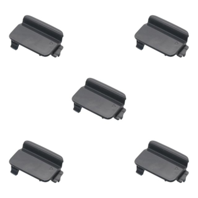 maskred X5 00-06 Black Rear Bumper Trim Bar Cover Mount Tow for Hole For E60 5Set