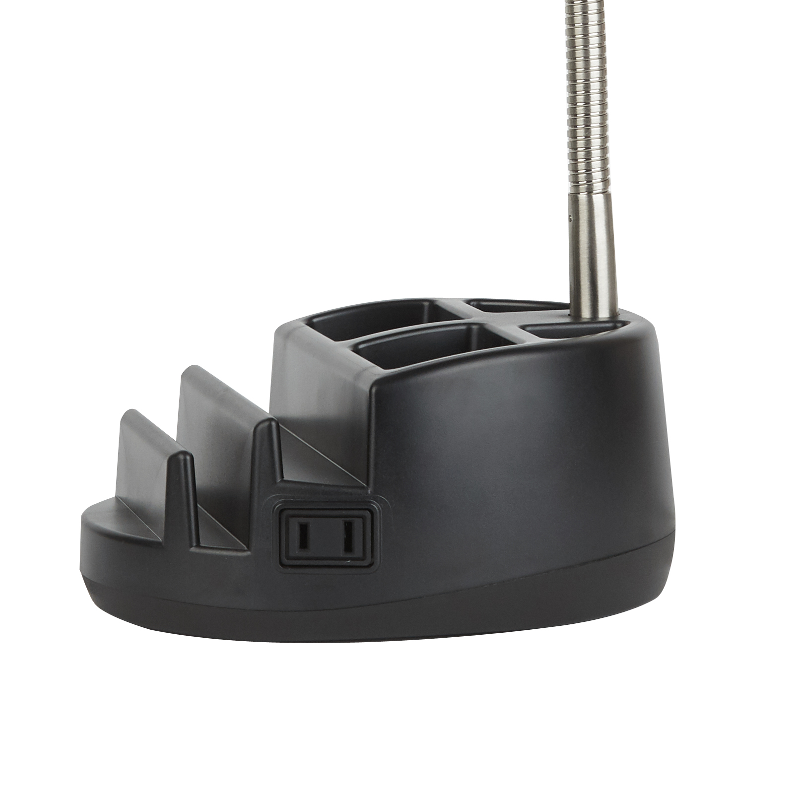 Mainstays Multi-Purpose Organizer Task Lamp, Black